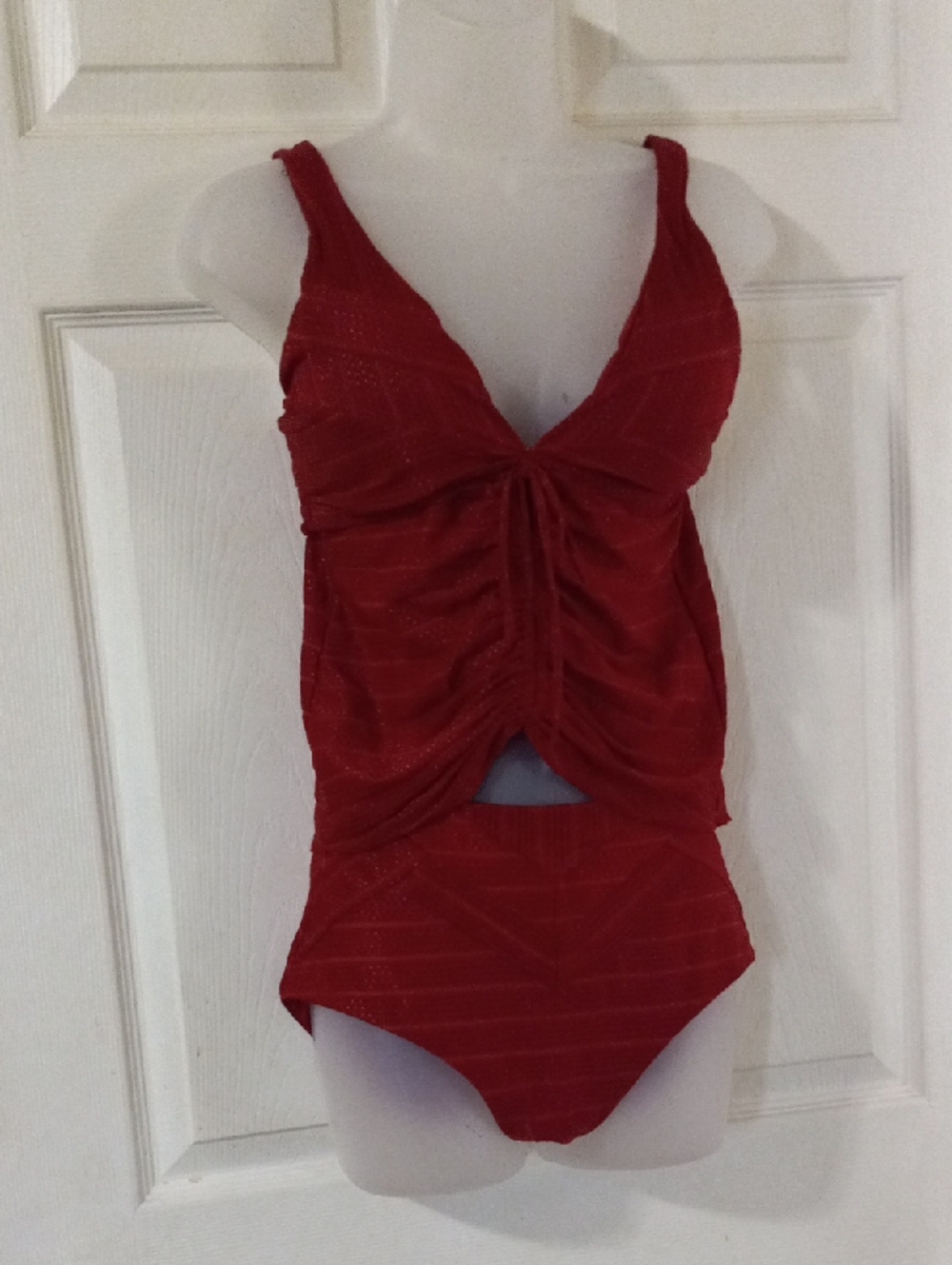 Becca By Rebbeca Virtue 2pc. Dark Wine/Red  Bikini Swim Suit SZ.SP